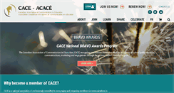 Desktop Screenshot of cace-acace.org