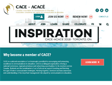 Tablet Screenshot of cace-acace.org